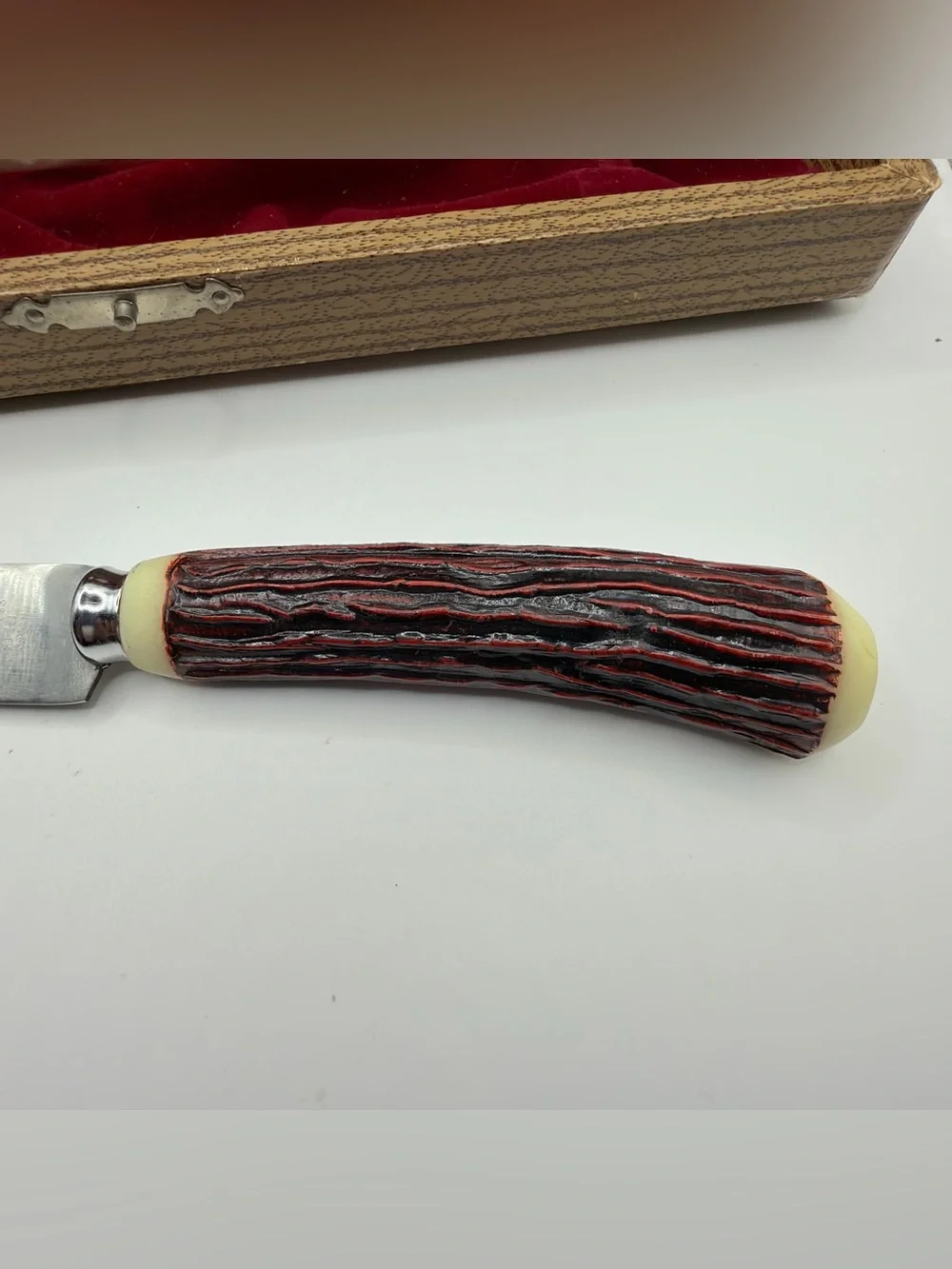 Eldan Vintage Set of 6 Hollow Ground Stainless Steel Steak Knives From JAPAN